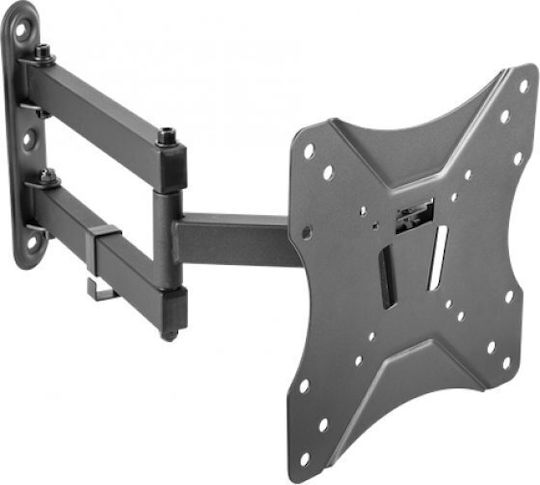 Deltaco ARM-0253 Βάση Τηλεόρασης Τοίχου με Βραχίονα έως 42" και 25kg