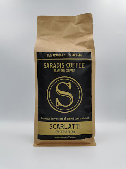Saradis Coffee Espresso Kaffee Scarlatti Bohnen 1kg