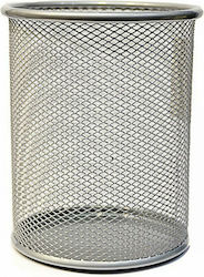 Metallic Pencil Holder 0.09.025 in Silver Color 1pcs 10x14cm