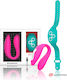 WatchMe Δονητής για Ζευγάρια με Remote Control Dual Pleasure Wireless Technology Fuchsia / Aquamarine