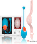 WatchMe Vibrator Egg with Remote Control Egg Wireless Technology Blue / Pink