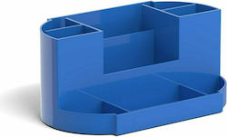 Plastik Schreibtisch-Organizer in Blau Farbe