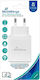 MediaRange Зарядно без кабел с USB-A порт и USB-C порт Бял (MRMA112)