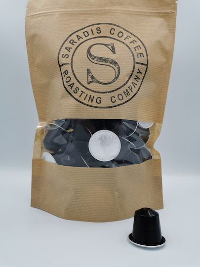 Saradis Coffee Capsule Espresso 50% Arabica Compatibile cu Mașina Nespresso 80capace