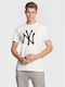 New Era Men's Short Sleeve T-shirt White