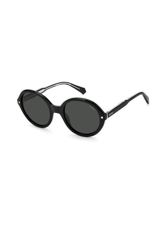 Polaroid Men's Sunglasses with Black Plastic Frame and Black Polarized Lens PLD4114/S/X 807M9