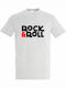 T-shirt Unisex, " Rock & Roll ", Ash