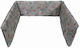Decocraft Animal Fox Crib Bumpers Classic Inside Gray 25x150cm