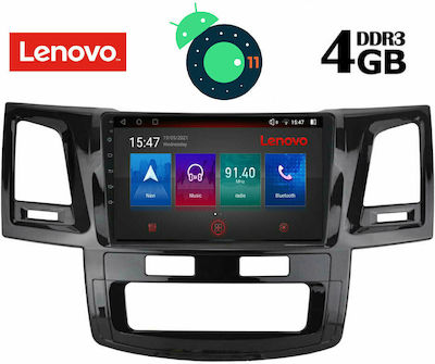 Lenovo Sistem Audio Auto pentru Toyota Hilux Chevrolet Scânteie 2005-2016 cu A/C (Bluetooth/USB/AUX/WiFi/GPS/Apple-Carplay/Partitură) cu Ecran Tactil 9"