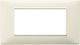 Vimar Plana Horizontal Switch Frame 4-Slots Bei...