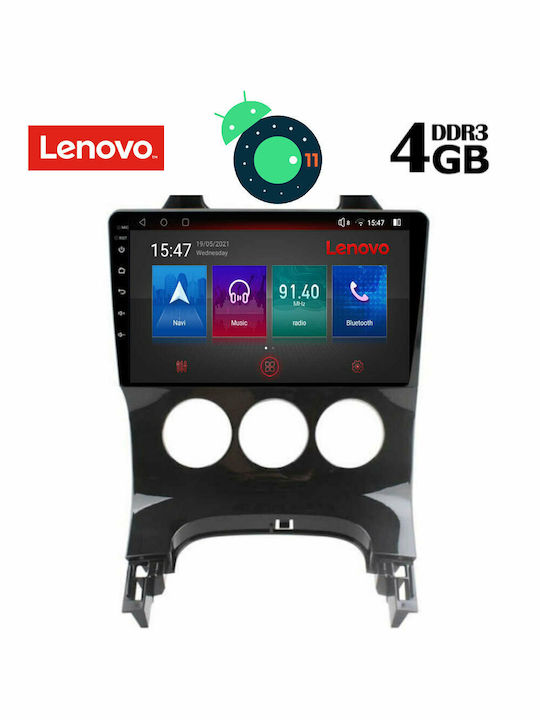 Lenovo Car-Audiosystem für Peugeot 3008 2008-2016 mit A/C (Bluetooth/USB/AUX/WiFi/GPS/Apple-Carplay) mit Touchscreen 9" DIQ_SSX_9515AC