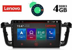Lenovo Sistem Audio Auto pentru Peugeot 508 2010-2016 (Bluetooth/USB/AUX/WiFi/GPS/Apple-Carplay/Partitură) cu Ecran Tactil 9"