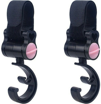 Stroller Hooks Pink