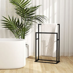 vidaXL Καλόγερος Μπάνιου Διπλός ​78.5x78.5cm Μαύρος