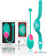 WatchMe Δονητής για Ζευγάρια με Remote Control Egg Wireless Technology Aquamarine