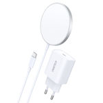 Choetech Magsafe Charger 20W Silver (Q5004+H047 & Adapter)