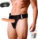 Harness Attraction Willian Harness με Dildo 17cm και Δόνηση στο χρώμα του δέρματος