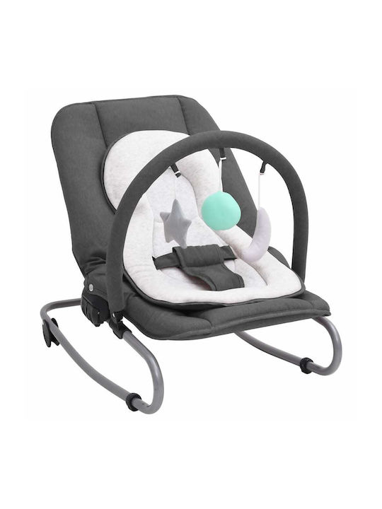 vidaXL Manual Baby Relax 2 in 1 Anthracite for Child up to 10kg