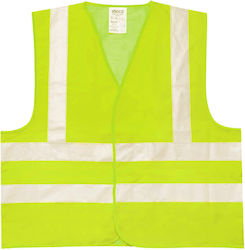 PK-Mot Men's Safety Vest with Reflective Film Yellow