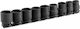 Facom Pneumatic Hexagon Socket 1/2" 9pcs