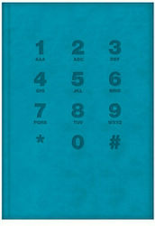 Exas Paper Phone Directory 192 Pages Turquoise 8x14cm (Μiscellaneous colours)