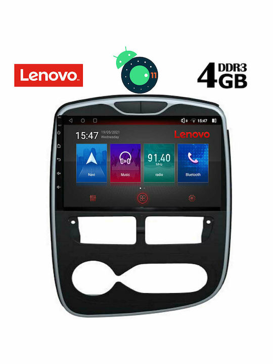 Lenovo Car Audio System for Renault Clio 2012-2015 (Bluetooth/USB/AUX/WiFi/GPS/Apple-Carplay/CD) with Touch Screen 10.1" DIQ_SSX_9544