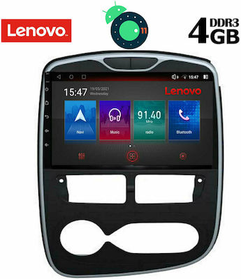 Lenovo Car-Audiosystem für Renault Clio 2012-2015 (Bluetooth/USB/AUX/WiFi/GPS/Apple-Carplay) mit Touchscreen 10.1" DIQ_SSX_9544