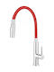 Ferro Zumba Slim 2F U-Shaped Kitchen Faucet Counter Red