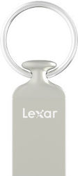 Lexar JumpDrive M22 64GB USB 2.0 Stick Argint