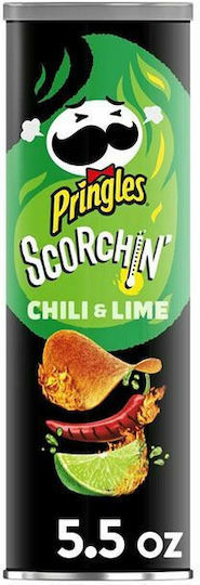 Pringles Chips Scorchin' with Flavor Chili and lime 158gr