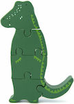 Wooden Kids Puzzle Mr Crocodile 4pcs Trixie