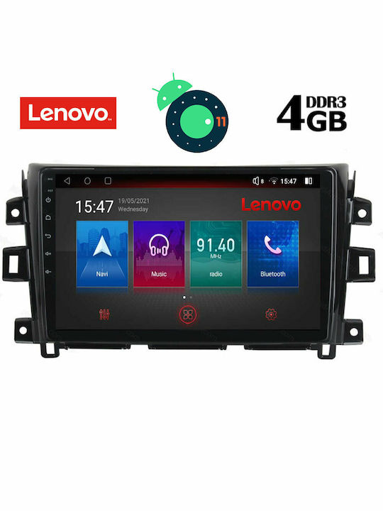 Lenovo Car-Audiosystem für Nissan Navara 2016+ (Bluetooth/USB/AUX/WiFi/GPS/Apple-Carplay) mit Touchscreen 10.1" DIQ_SSX_9456