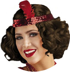 Carnival Wig Charleston Curly Chestnut