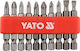 Yato Set 10 Screwdriver Bits Straight / Cross