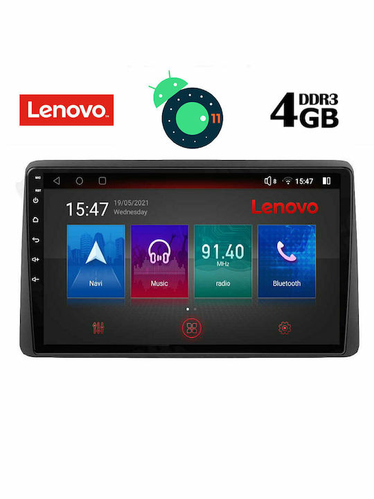 Lenovo Sistem Audio Auto pentru Nissan Juke 2021 (Bluetooth/USB/AUX/WiFi/GPS/Apple-Carplay/Partitură) cu Ecran Tactil 10.1" DIQ_SSX_9453