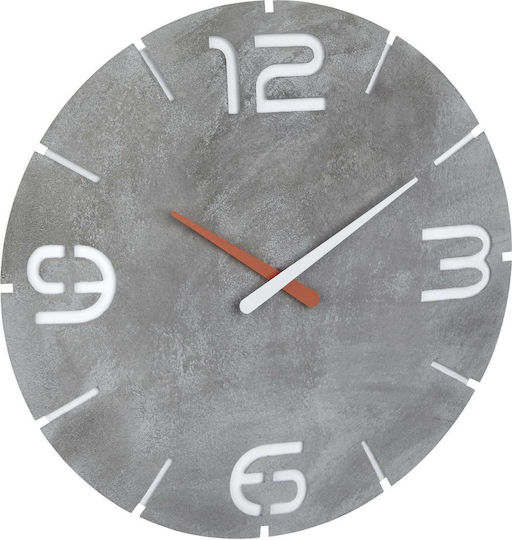 TFA Contour Concrete Ρολόι Τοίχου Πλαστικό Γκρι Ø35cm TFA Contour Concrete Ρολόι Τοίχου Πλαστικό Γκρι Ø35cm