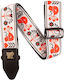 Ernie Ball Red Bird Winter Jacquard Strap