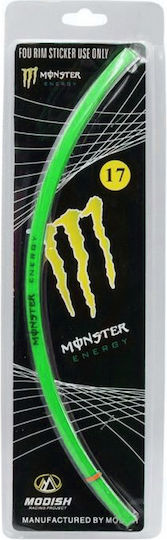 Αυτοκόλλητο Αυτοκινήτου Monster AU-01107 σε Πράσινο Χρώμα