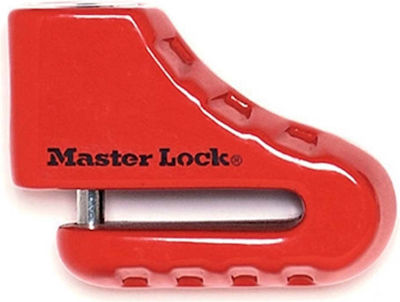 Master Lock Κλειδαριά Δισκόφρενου Μοτοσυκλέτας Κόκκινο Χρώμα