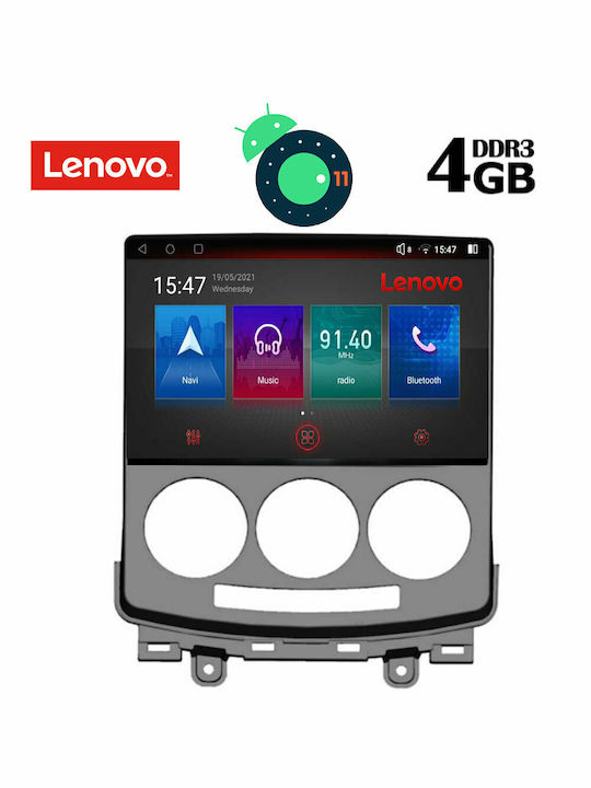 Lenovo Car-Audiosystem für Mazda 5 2004-2010 (Bluetooth/USB/AUX/WiFi/GPS/Apple-Carplay) mit Touchscreen 9" DIQ_SSX_9370