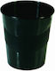 VIOMES Office Plastic Waste Bin 15lt Black