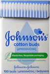 Johnson's Cotton Fioc Bastonase de bumbac 100buc