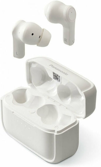 Panasonic RZ-B210W In-ear Bluetooth Handsfree Ακουστικά με Αντοχή στον Ιδρώτα και Θήκη Φόρτισης Λευκά