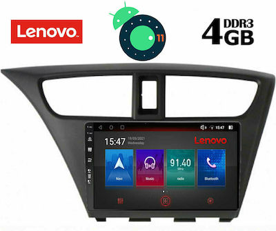 Lenovo Car-Audiosystem für Honda Bürgerlich 2012-2016 (Bluetooth/USB/AUX/WiFi/GPS/Apple-Carplay) mit Touchscreen 9"