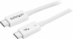 StarTech USB 3.0 Kabel USB-C männlich - Thunderbolt 3 Weiß 0.5m (TBLT34MM50CW)