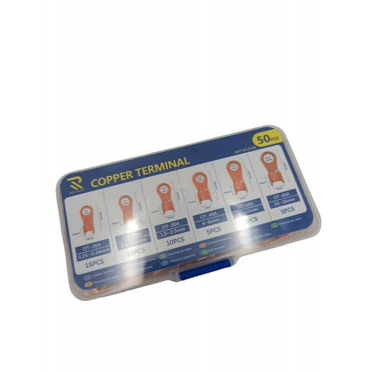 W12100 Ring Terminal Copper 50pcs