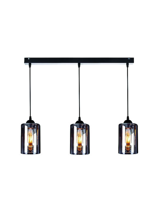 Home Lighting Smog Pendant Lamp 3xE27 Gray