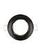Geyer Round Metallic Recessed Spot with Socket GU10 Black 3x3cm. 1pcs