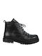 Perlamoda Men's Leather Boots Black