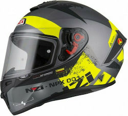 NZI Trendy Full Face Helmet Canadian Antracite & Yellow Matt NZI000KRA203